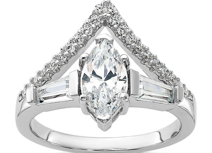 Sterling Silver Rings Style QR7559 - Classique Jewelry Inc.