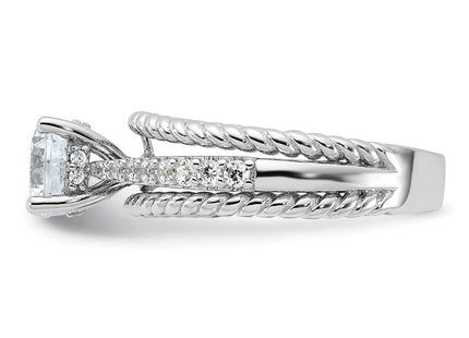 Sterling Silver Rings Style QR7561 - Classique Jewelry Inc.