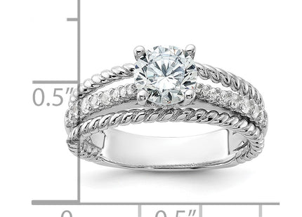 Sterling Silver Rings Style QR7561 - Classique Jewelry Inc.