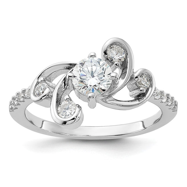 Sterling Silver Rings Style QR7562 - Classique Jewelry Inc.