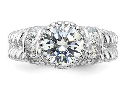 Sterling Silver Rings Style QR7564 - Classique Jewelry Inc.