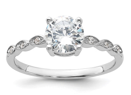 Sterling Silver Rings Style QR7565 - Classique Jewelry Inc.