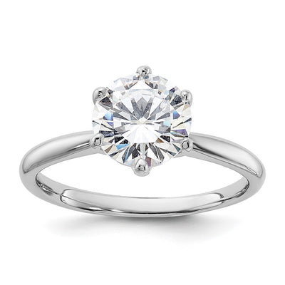 Sterling silver cubic zirconia ring