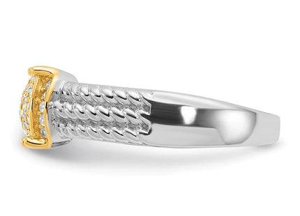 Sterling Silver Rings Style QR7567 - Classique Jewelry Inc.