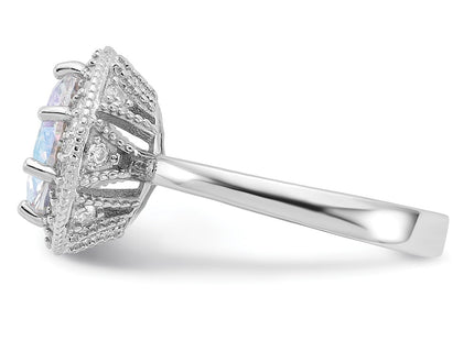 Sterling Silver Rings Style QR7573 - Classique Jewelry Inc.