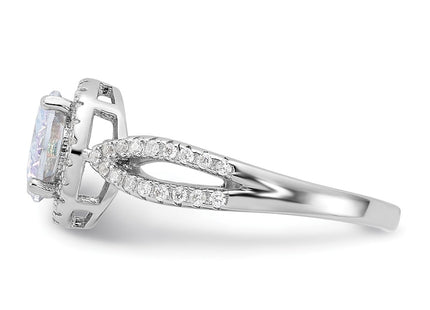 Sterling Silver Rings Style QR7574 - Classique Jewelry Inc.