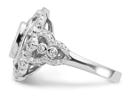 Sterling Silver Rings Style QR7576 - Classique Jewelry Inc.