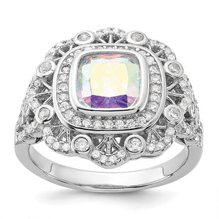 Sterling Silver Rings Style QR7576 - Classique Jewelry Inc.