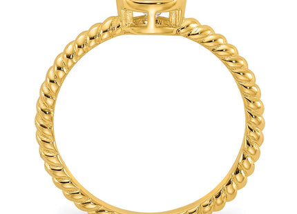 Sterling Silver Rings Style QR7583GP - Classique Jewelry Inc.