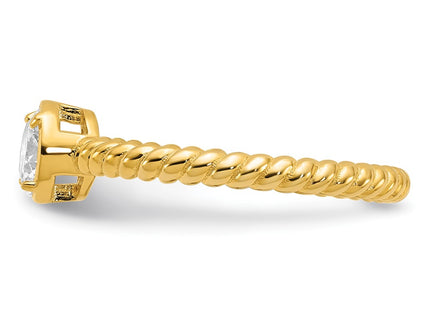 Sterling Silver Rings Style QR7583GP - Classique Jewelry Inc.