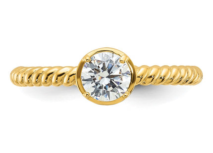 Sterling Silver Rings Style QR7583GP - Classique Jewelry Inc.