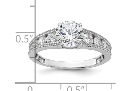 Sterling Silver Rings Style QR7584 - Classique Jewelry Inc.