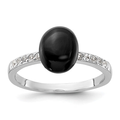 Sterling silver topaz ring