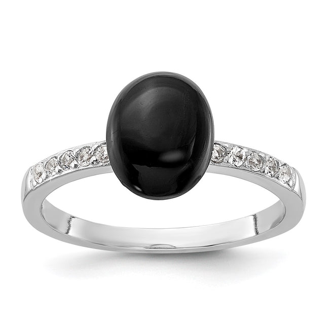 Sterling silver topaz ring