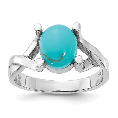 Sterling silver turquoise ring