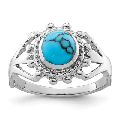 Sterling silver turquoise ring