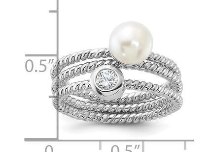 Sterling Silver Rings Style QR7601 - Classique Jewelry Inc.