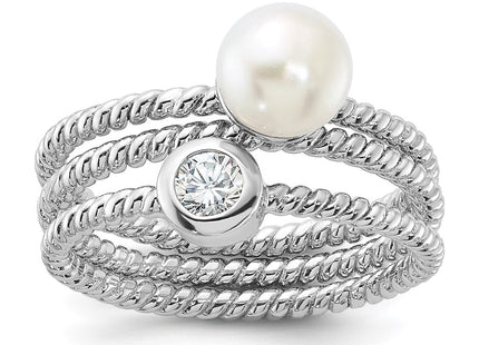 Sterling Silver Rings Style QR7601 - Classique Jewelry Inc.