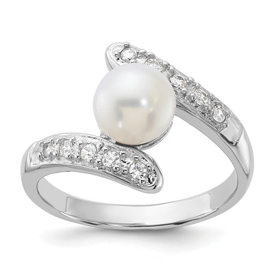Sterling silver cubic zirconia ring