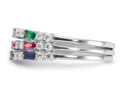 Sterling Silver Rings Style QR7617 - Classique Jewelry Inc.