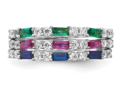 Sterling Silver Rings Style QR7617 - Classique Jewelry Inc.