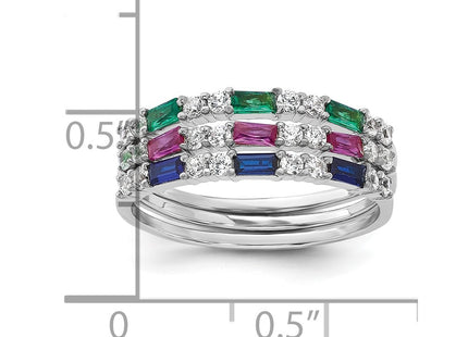 Sterling Silver Rings Style QR7617 - Classique Jewelry Inc.