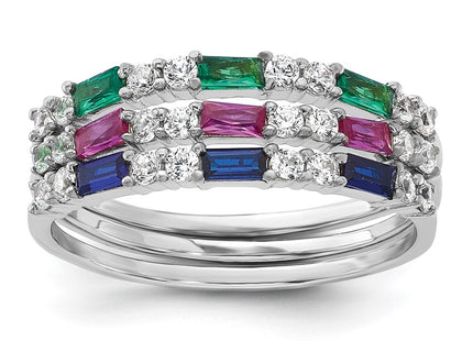 Sterling Silver Rings Style QR7617 - Classique Jewelry Inc.