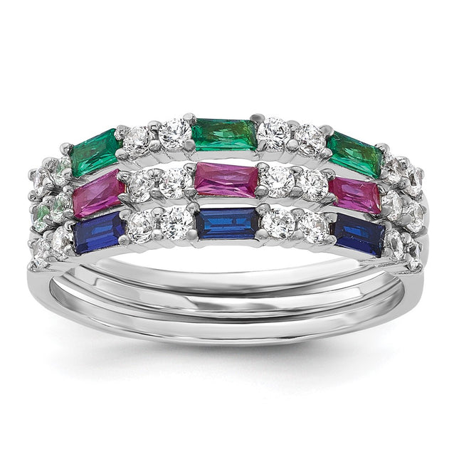 Sterling Silver Rings Style QR7617 - Classique Jewelry Inc.