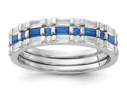 Sterling Silver Rings Style QR7619 - Classique Jewelry Inc.