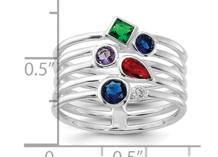 Sterling Silver Rings Style QR7622 - Classique Jewelry Inc.