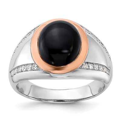 Sterling silver cubic zirconia ring