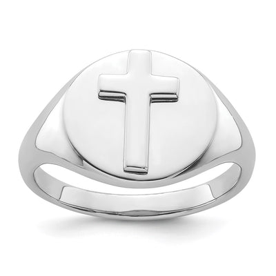 Sterling silver cross ring