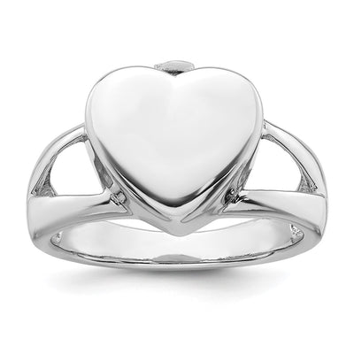 Sterling silver heart ring