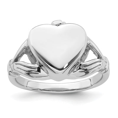 Sterling silver claddagh ring
