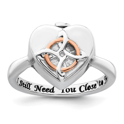 Sterling silver circle ring