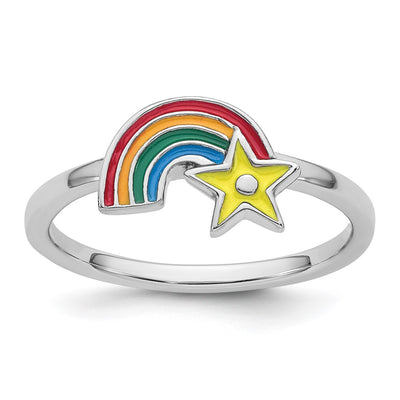 Sterling silver star ring