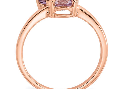 SS/Rose Plated Rings Style QR7659PQ - Classique Jewelry Inc.