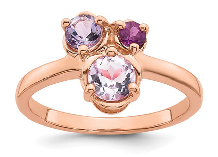 SS/Rose Plated Rings Style QR7659PQ - Classique Jewelry Inc.