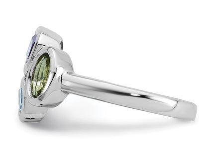 Sterling Silver Rings Style QR7660RB - Classique Jewelry Inc.