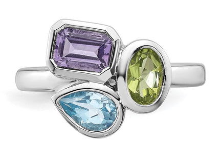 Sterling Silver Rings Style QR7660RB - Classique Jewelry Inc.