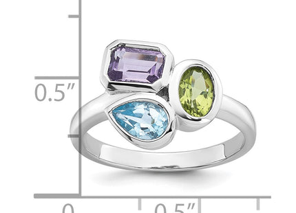 Sterling Silver Rings Style QR7660RB - Classique Jewelry Inc.