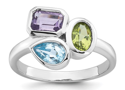 Sterling Silver Rings Style QR7660RB - Classique Jewelry Inc.