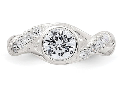 Sterling Silver Rings Style QR7674 - Classique Jewelry Inc.