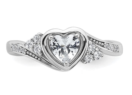 Sterling Silver Rings Style QR7687 - Classique Jewelry Inc.