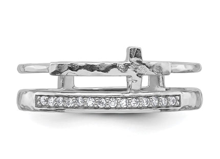 Sterling Silver Rings Style QR7688 - Classique Jewelry Inc.