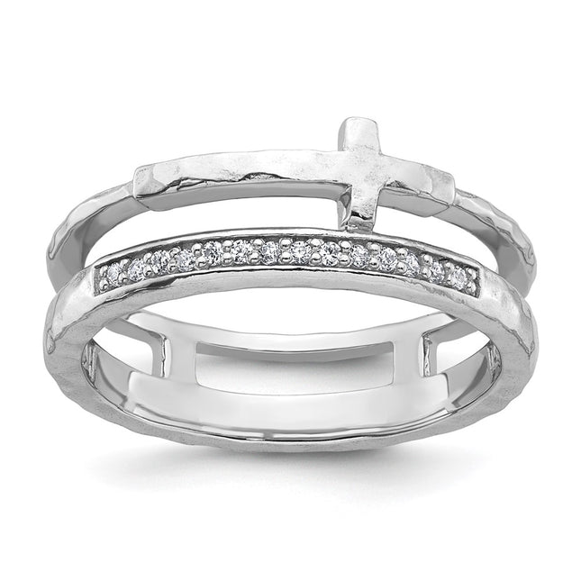 Sterling Silver Rings Style QR7688 - Classique Jewelry Inc.