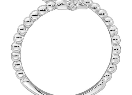 Sterling Silver Rings Style QR7701 - Classique Jewelry Inc.