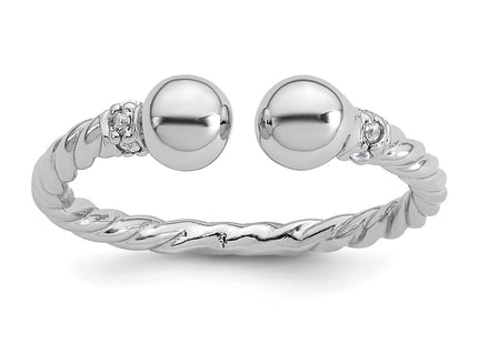 Sterling Silver Rings Style QR7709 - Classique Jewelry Inc.