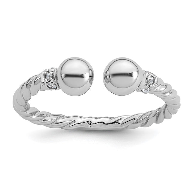 Sterling Silver Rings Style QR7709 - Classique Jewelry Inc.