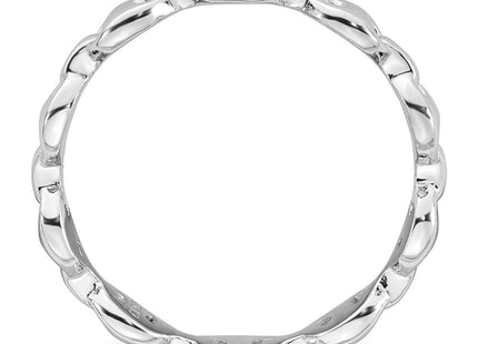 Sterling silver ring, alternate view